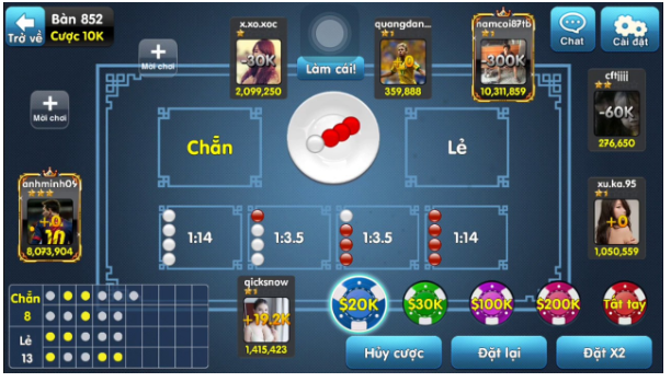 Tham gia xóc đĩa Luck8 đơn giản